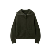Women's Goatskin-Blend Knit Cardigan